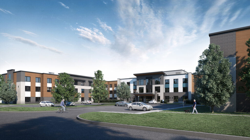 3-Storey LTC Home Rendering of Kemptville Long Term Care Home