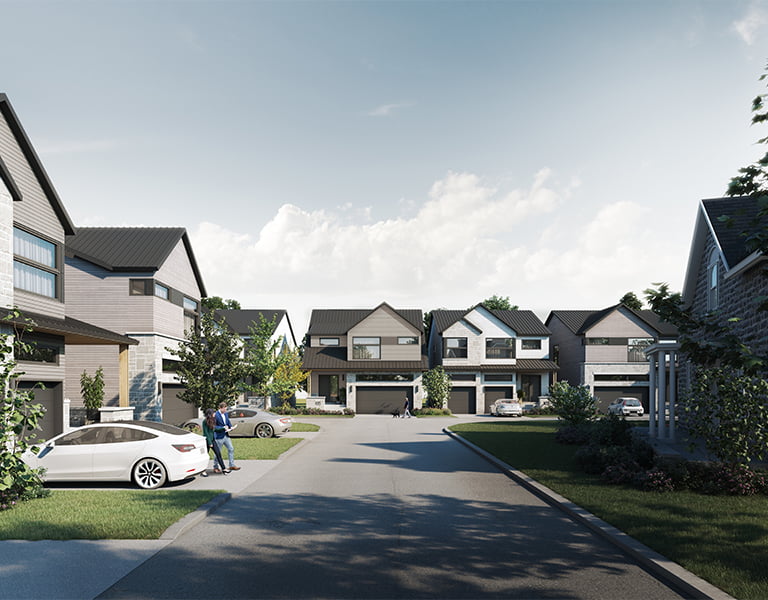 Two-story home of 3,500+ sq 2 with four bedrooms, 9 Custom Homes