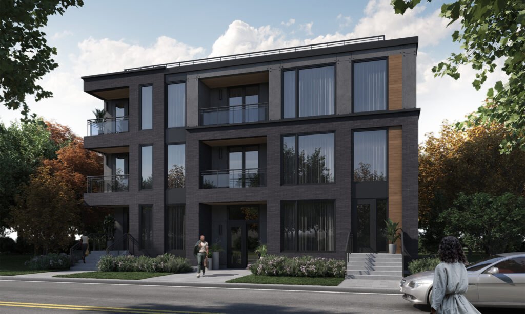 Three-Storey Apartment Building of 10,470 ft2 at 522 Lower Byron Ave