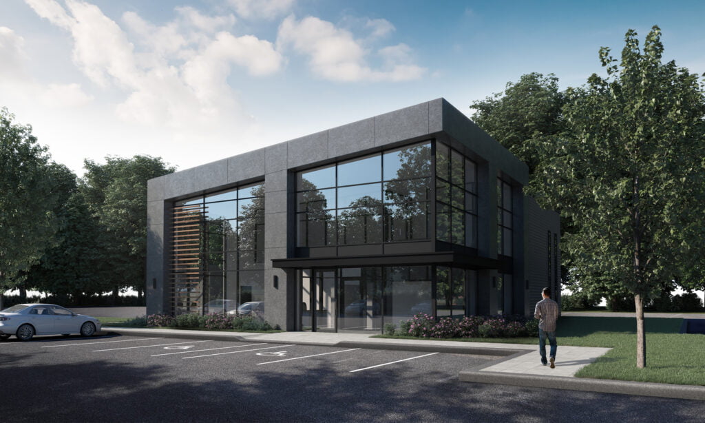 Commercial Office & Warehouse Techo-Bloc of 4,900 ft2